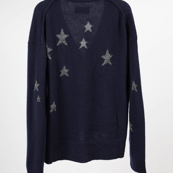 NWT Zadig Voltaire Star Motif Cashmere Cardigan - Picture 6 of 10